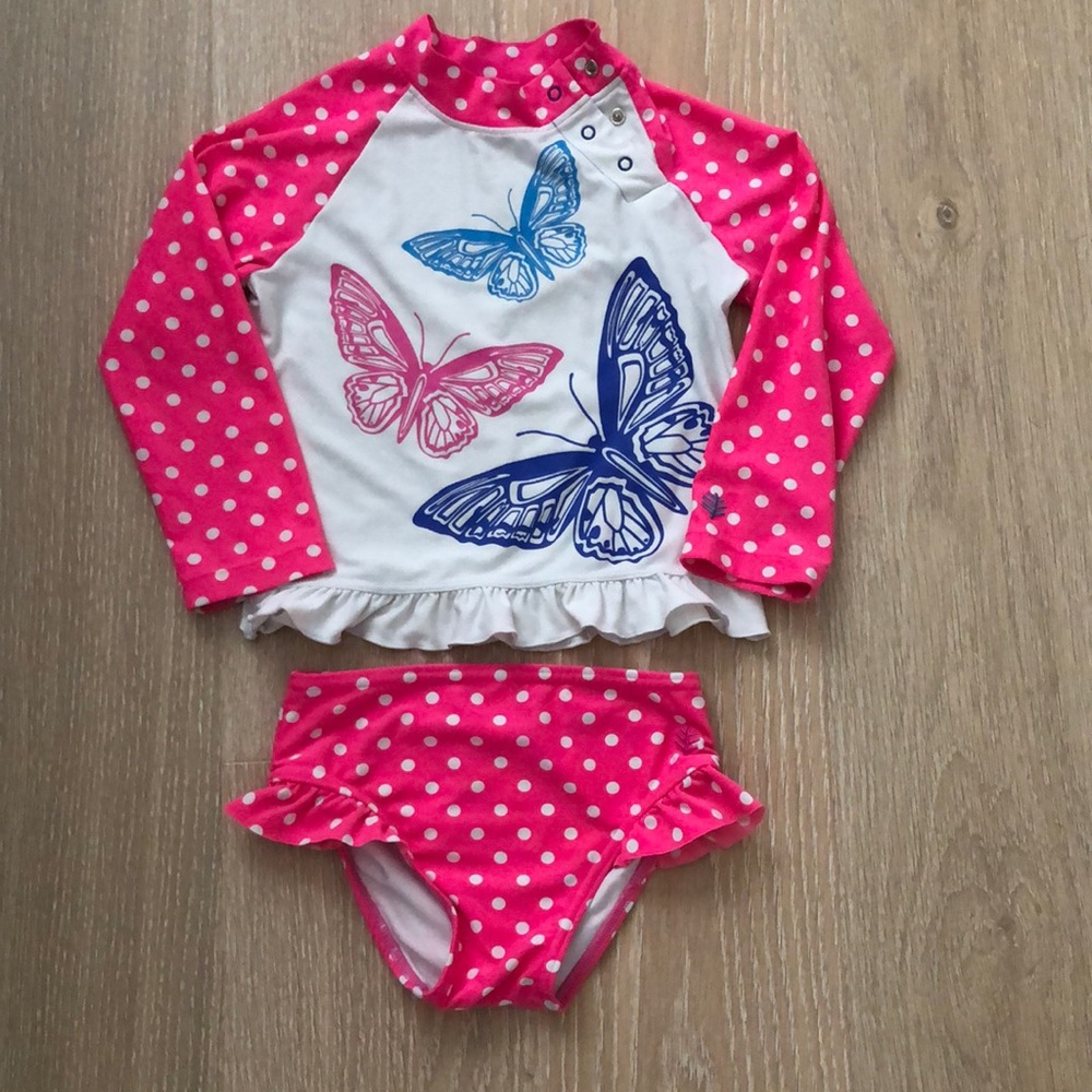 Coollibar Baby Ruffle Rash Guard Set UPF 50+
18-24 mo